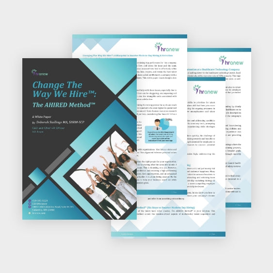 Change the Way We Hire - The AHIRED Method | White Paper