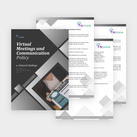 Virtual Meetings and Communication Policy